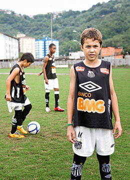 Nachwuchs-Kicker des FC Santos (Foto)